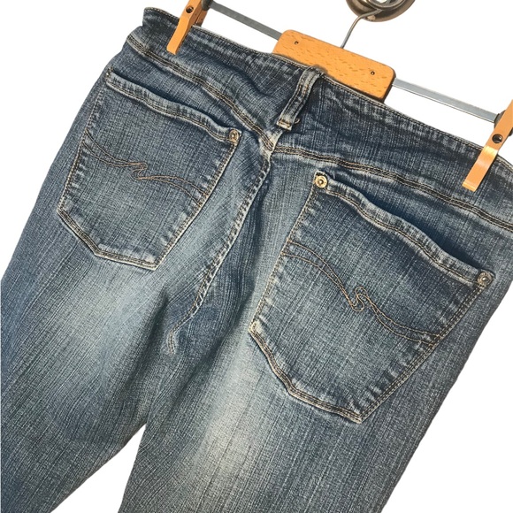 Y2K Silver Flair Jeans - Picture 4 of 5